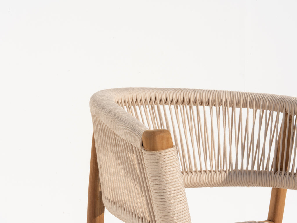 Aegean Teak Dining Chair Front view 2