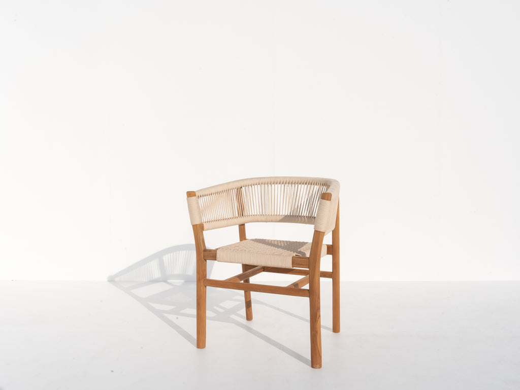 Aegean Teak Dining Chair Side view