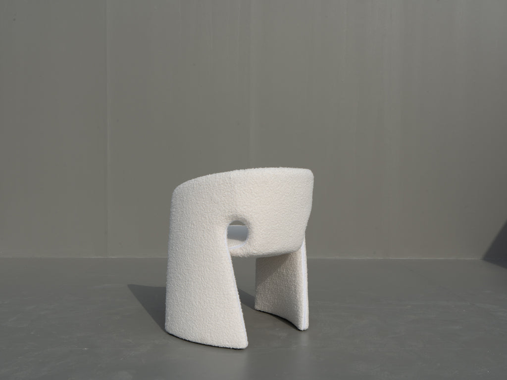 Alba Boucle Chair Back view 2