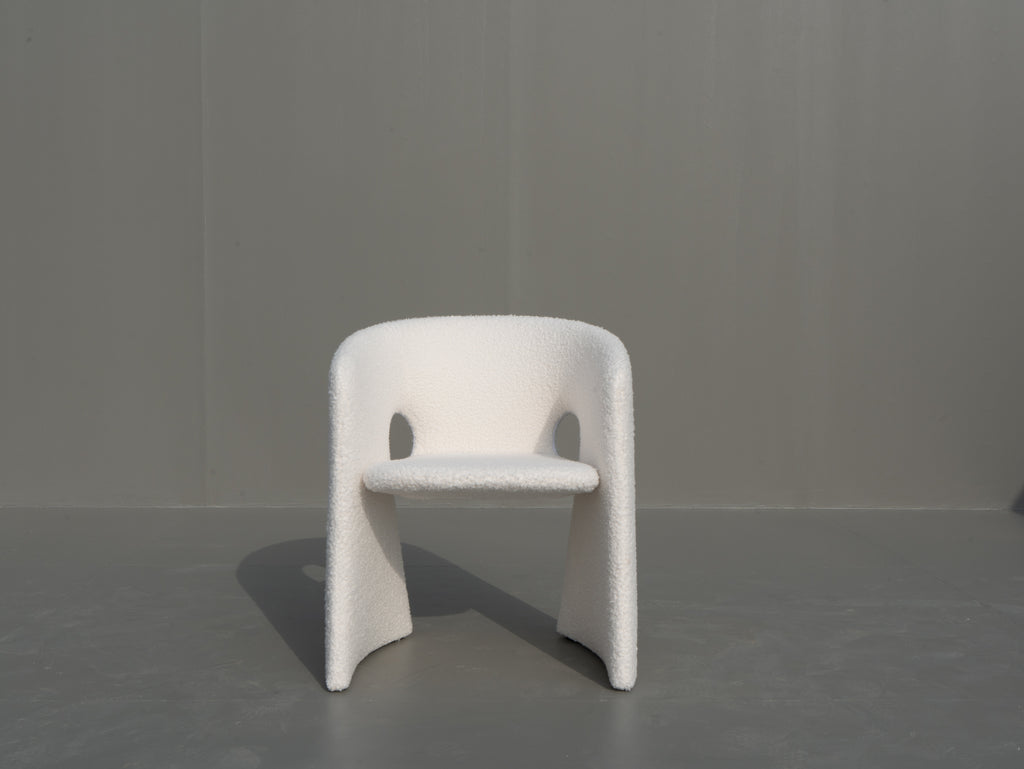 Alba Boucle Chair Front view