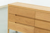 Alder Oak Wine Cabinet Detailed Texture View 1