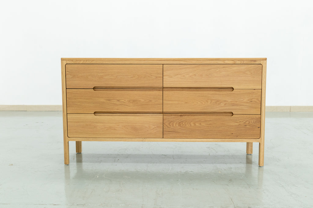 Alder Oak Wine Cabinet Front Perspective View 02