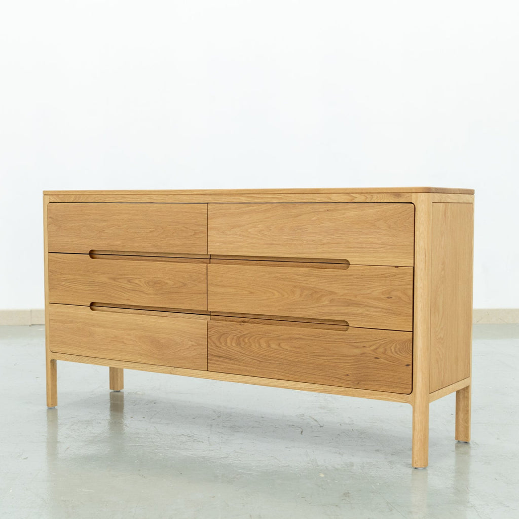 Alder Oak Wine Cabinet Perspective View 3
