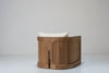 Algarve Teak Single Seater Sofa Perspective View 4