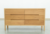 Alpine Oak Chest Of Drawers Front View 1