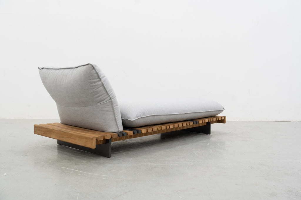 Alu Teak Lounge Daybed Back view