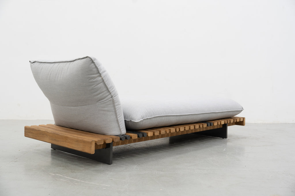 Alu Teak Lounge Daybed Back view