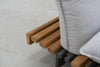 Alu Teak Lounge Daybed Side view