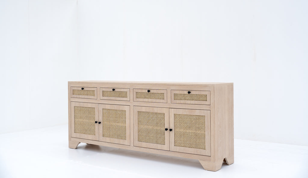 Amara Cane Sideboard Side view