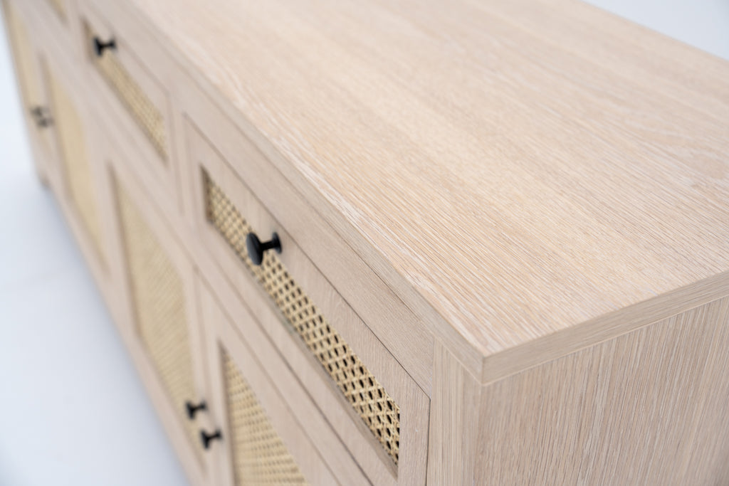 Amara Cane Sideboard Side view