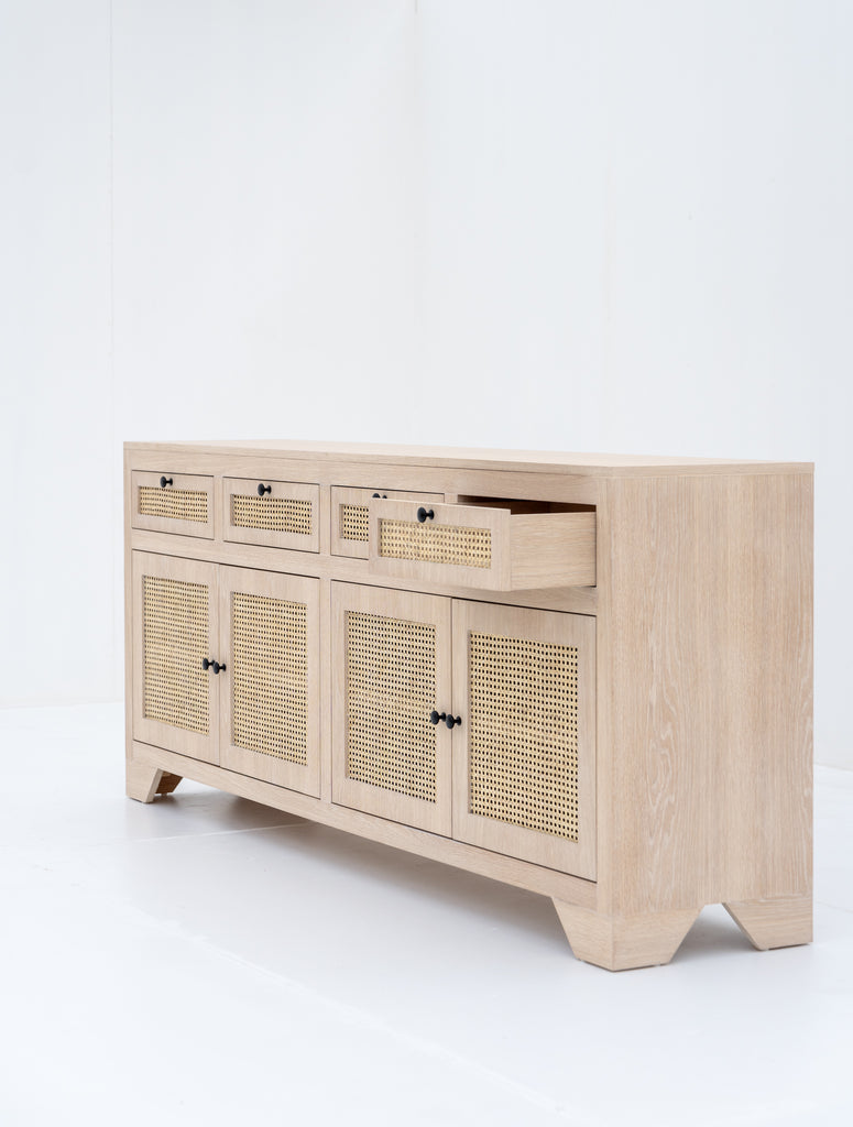 Amara Cane Sideboard Side view