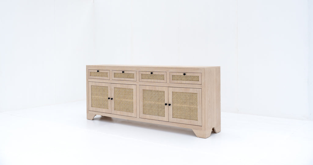 Amara Cane Sideboard Side view