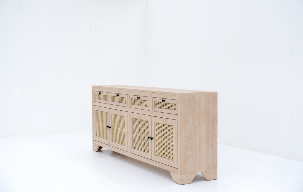 Amara Cane Sideboard Side view