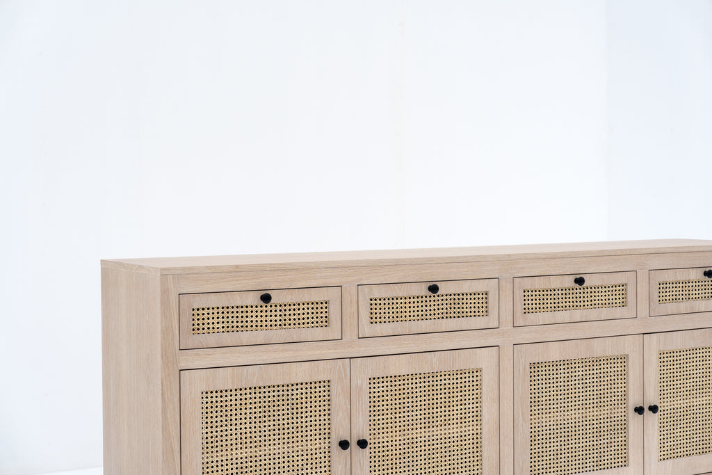 Amara Cane Sideboard Side view