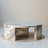Arc Marble Coffee Table Perspective View 1