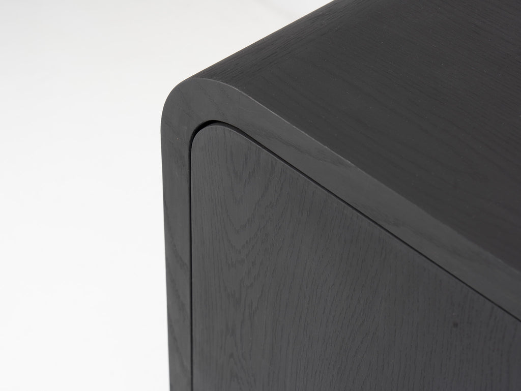Arden Ebony Media Console Detailed Texture View 1