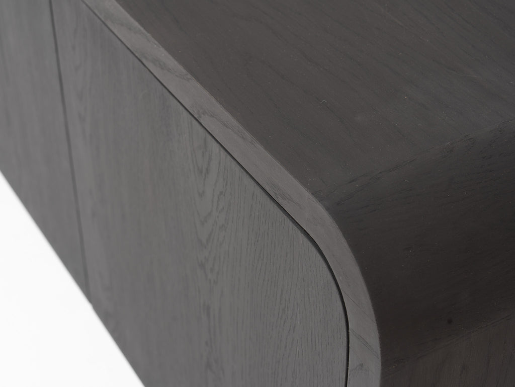 Arden Ebony Media Console Detailed Texture View 2