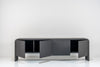 Arden Ebony Media Console Front View 5