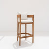 Aria Teak Bar Chair