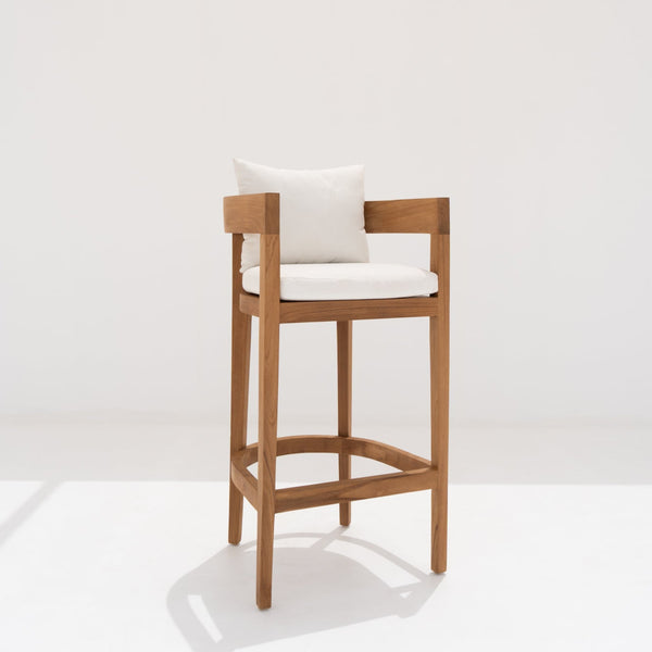 Aria Teak Bar Chair