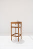 Aria Teak Bar Chair Back view
