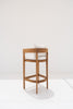 Aria Teak Bar Chair Back view