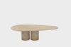 Arles Travertine Coffee Table Dubai Indoor Front View 2