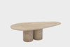 Arles Travertine Coffee Table Dubai Indoor Perspective View 01