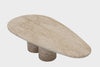 Arles Travertine Coffee Table Dubai Indoor Perspective View 03
