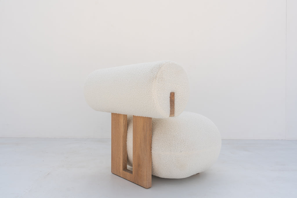 Arlo Boucle Chair Back view 2