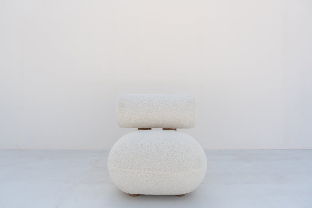 Arlo Boucle Chair Front view