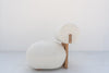 Arlo Boucle Chair Side view 2