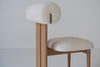 Arlo Boucle Dining Chair Detailed Fabric View 4