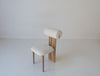 Arlo Boucle Dining Chair Perspective View 3
