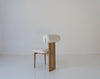 Arlo Boucle Dining Chair Rear View 2