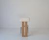 Arlo Boucle Dining Chair Rear View 3