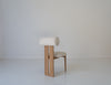 Arlo Boucle Dining Chair Rear View 4