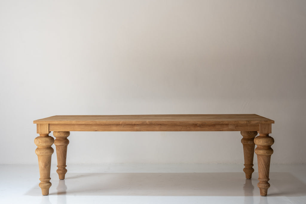Ashford Farmhouse Dining Table Front View 2