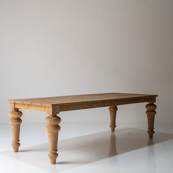 Ashford Farmhouse Dining Table Perspective View 1