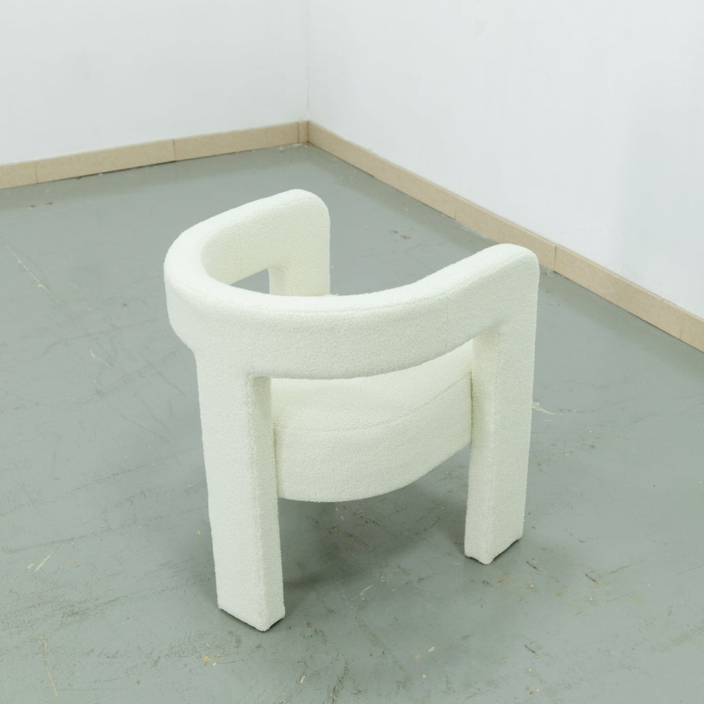 Aspen Boucle Dining Chair Back view 2