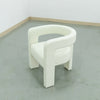 Aspen Boucle Dining Chair Side view