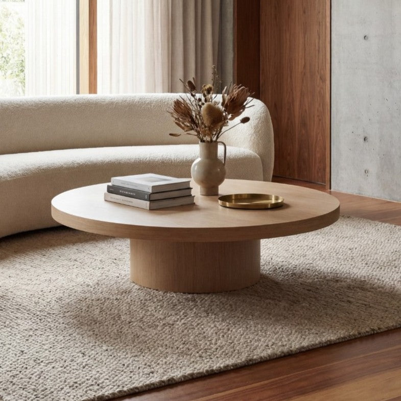 Aster Oak Coffee Table Indoor View 1