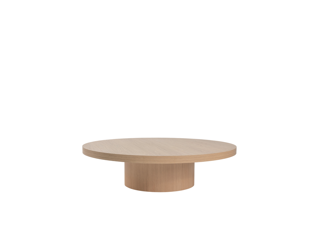 Aster Oak Coffee Table White Background View 1