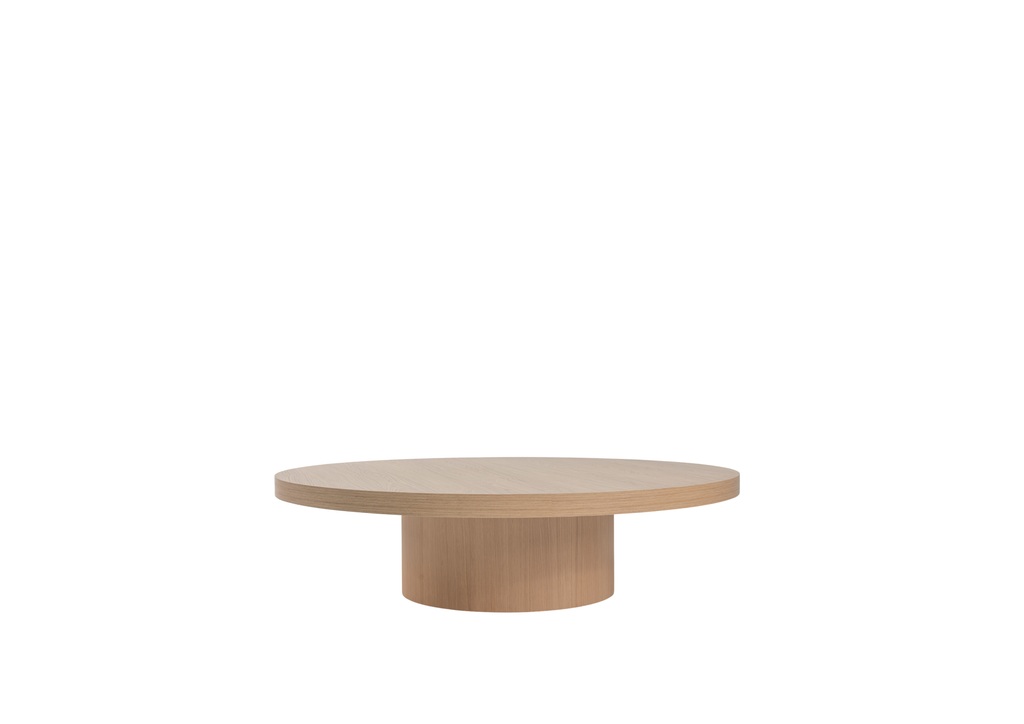 Aster Oak Coffee Table White Background View 2
