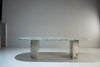 Atelier Marble Dining Table Front View 2