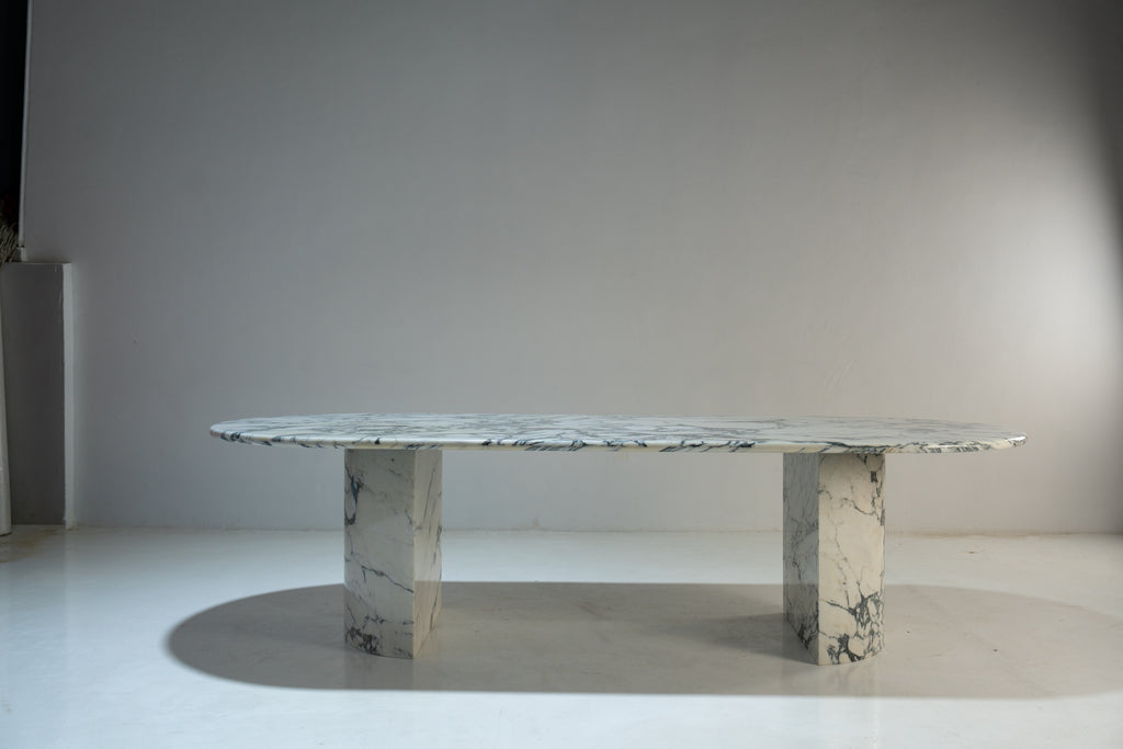 Atelier Marble Dining Table Front View 2
