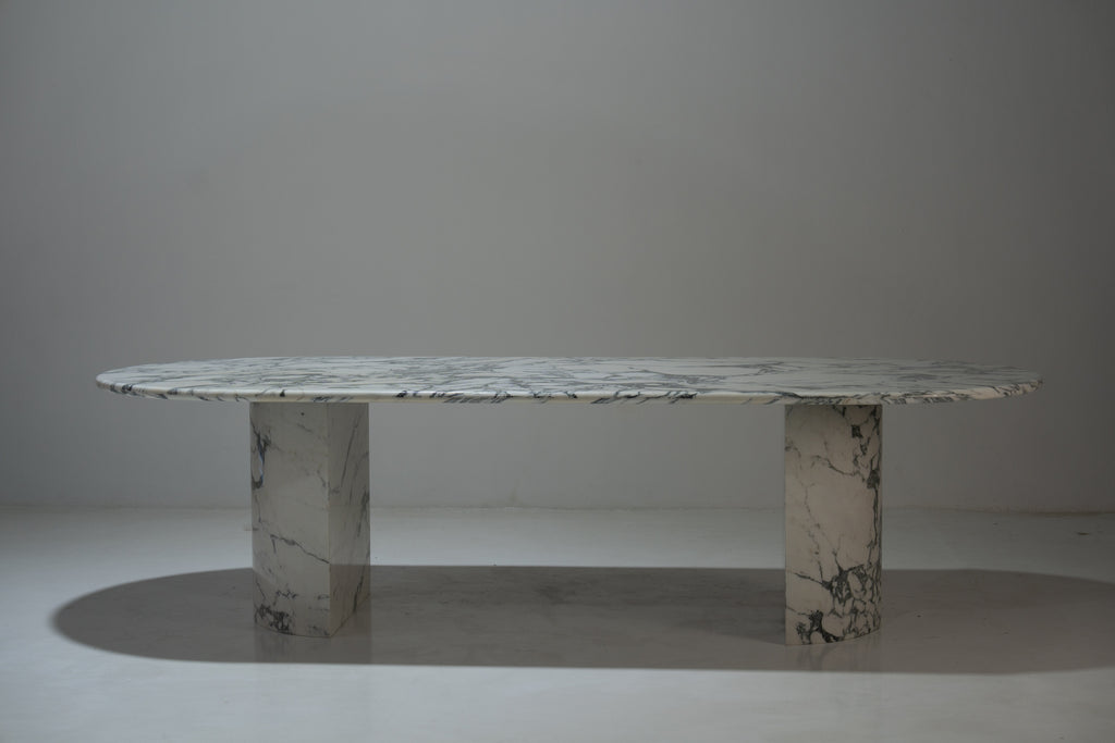 Atelier Marble Dining Table Front View 5