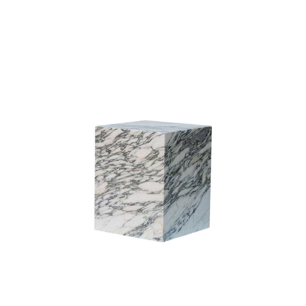 Aurea Arabescato Marble Plinth Dubai White Background View
