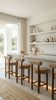 Aurelian Walnut Bouclé Bar Chair Indoor View 3