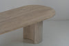 Aurelio Travertine Dining Table Detailed Top Texture View 4